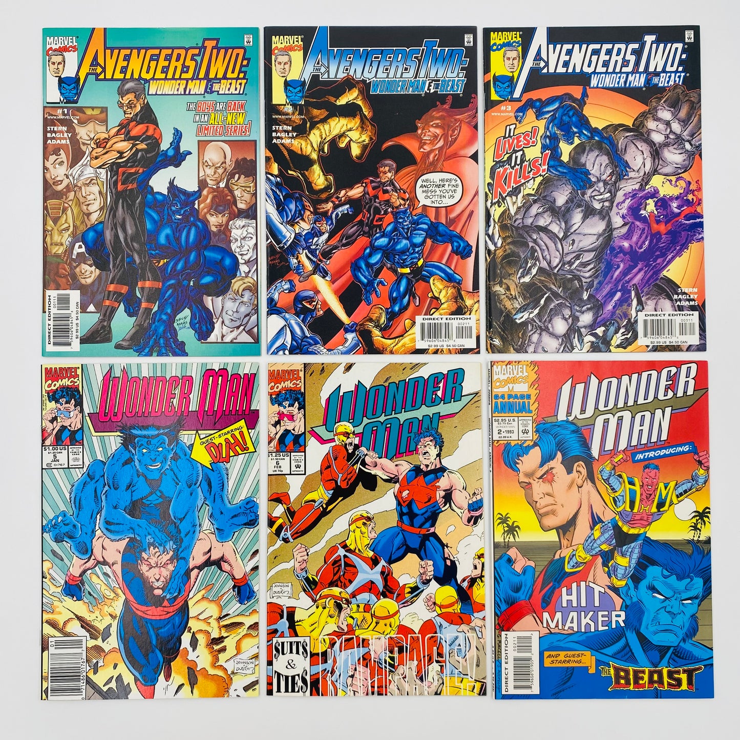 Wonder Man & Beast Fun Pack: Avengers Two Wonder Man and the Beast #1-3 (2000) Wonder Man #5-6 (1992) Wonder Man Annual #2 (1993) Wonder Man My Fair Super Hero #1-5 (2007) Marvel