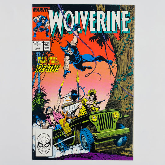 Wolverine #5 "Hunter's Moon!” (1989) Marvel