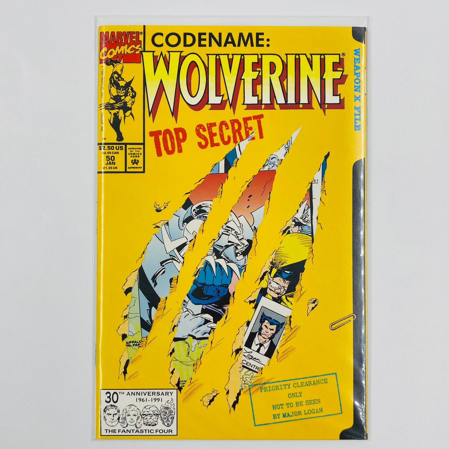 Wolverine #50 “Shiva Scenario” phase 3 of 3 (1992) Marvel