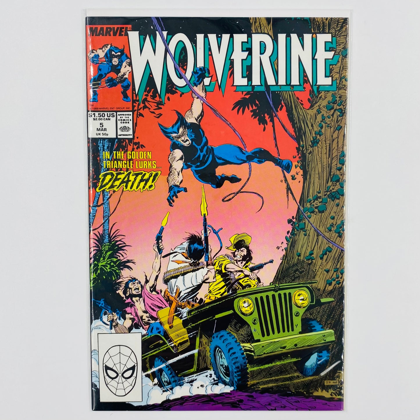Wolverine #5 "Hunter's Moon!” (1989) Marvel