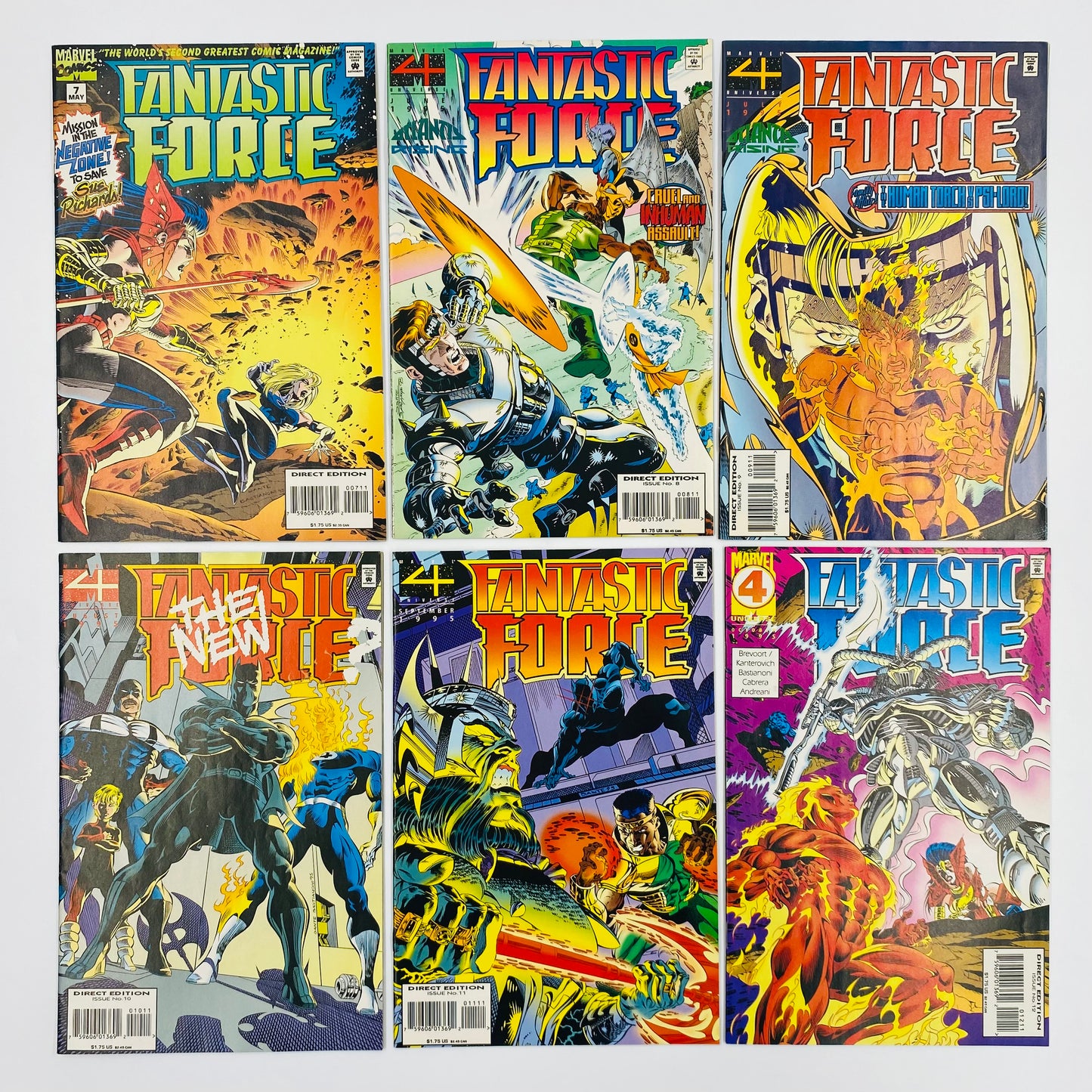 Fantastic Force #1-18 (1994-1996) Avengers #383 (1995) Marvel