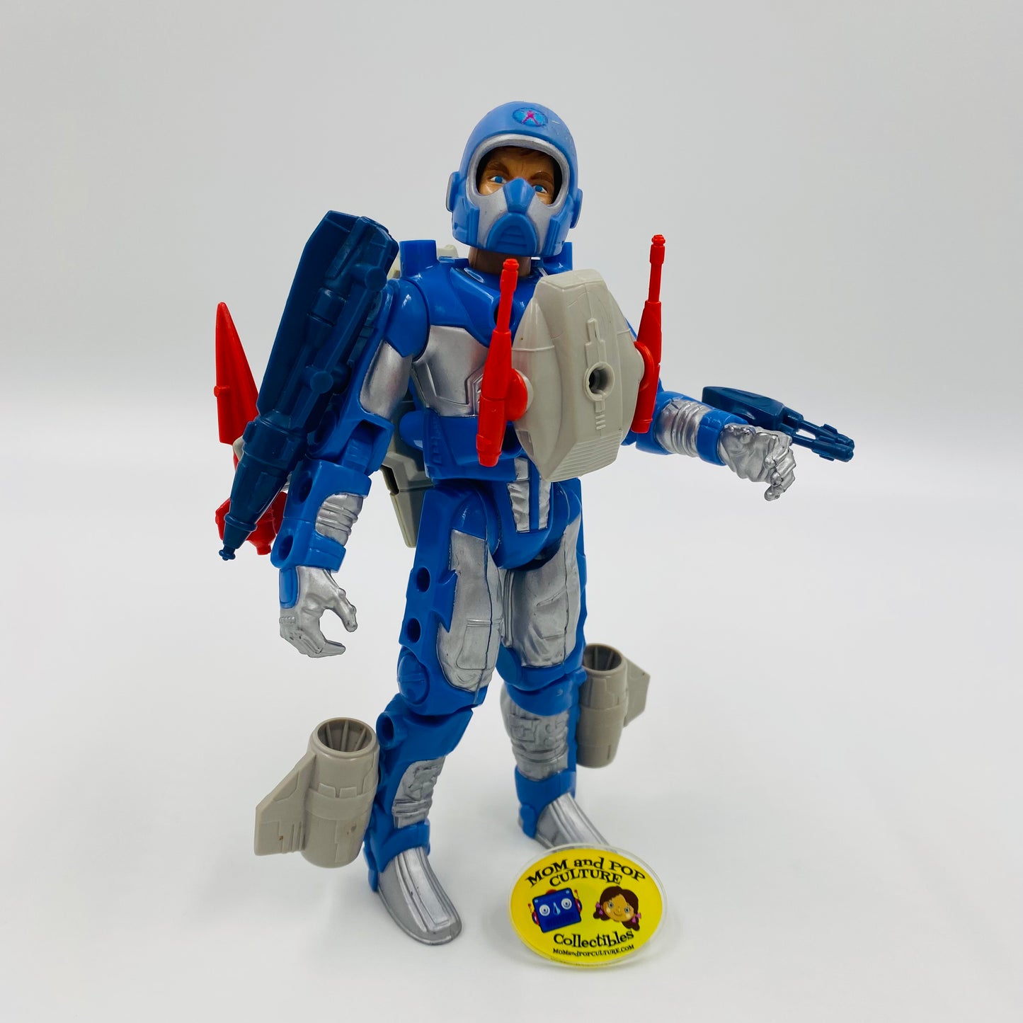 Centurions Ace McCloud with Sky Knight loose 7” action figure (1986) Kenner