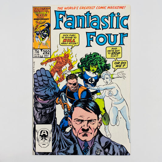 Fantastic Four #292 "The Man Who Dreamed the World!” (1986) Marvel