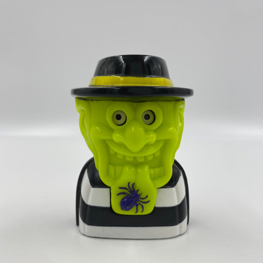 Ronald and Pals Haunted Halloween Hamburglar as a goblin Nerds candy dispenser McDonald's Happy Meal toy (1998) loose