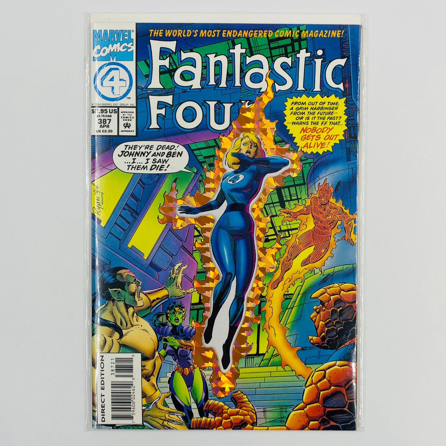 Fantastic Four #387 "Nobody gets Out Alive!" (1994) Marvel (NM)
