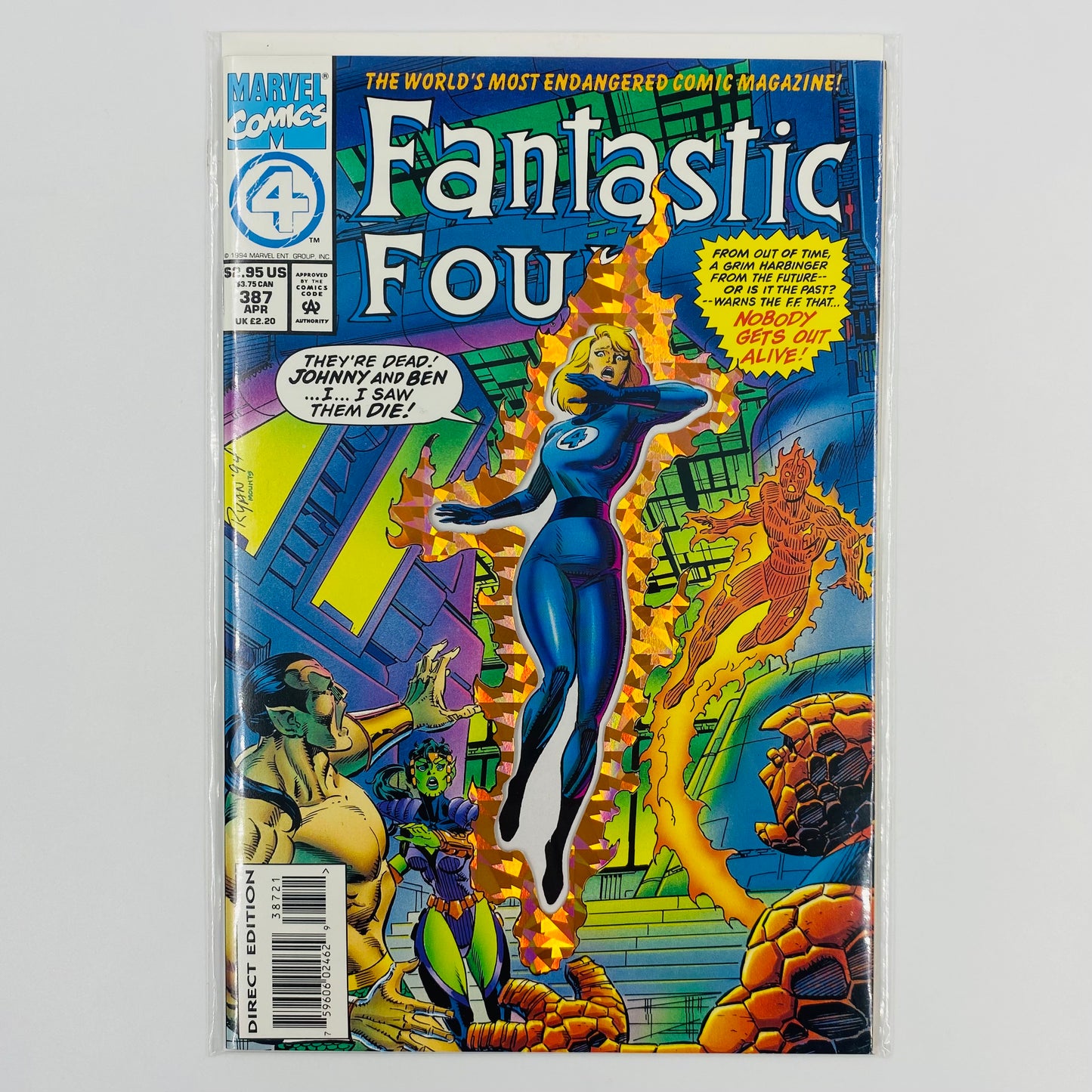 Fantastic Four #387 "Nobody gets Out Alive!" (1994) Marvel