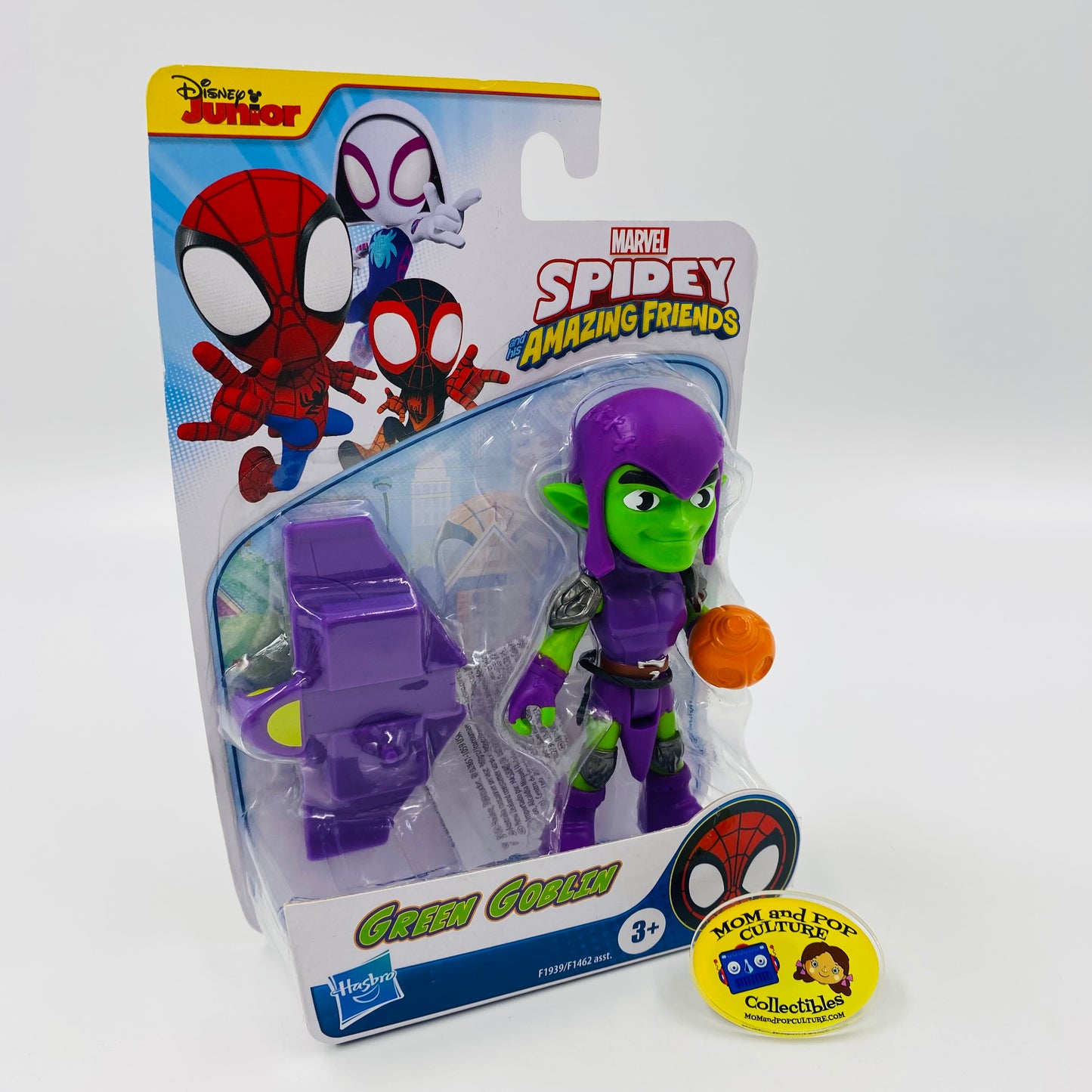 Spidey and his Amazing Friends Green Goblin carded 4” action figure (2021) Hasbro