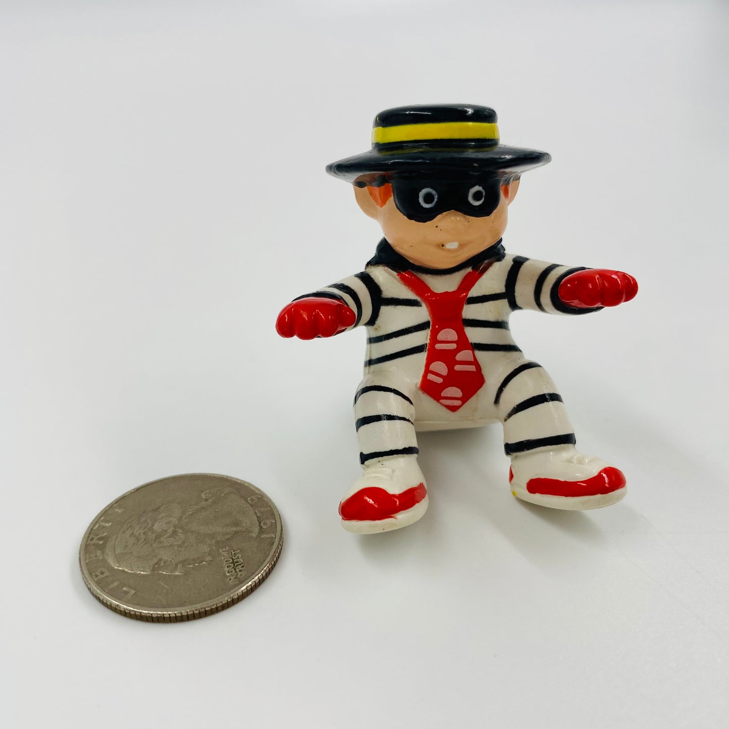 McDonaldland Connectibles Hamburglar in an Airplane McDonald's Happy Meal toy (1991) figure only