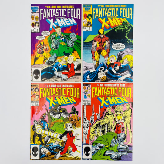 Fantastic Four versus the X-Men #1-4 (1987) Marvel