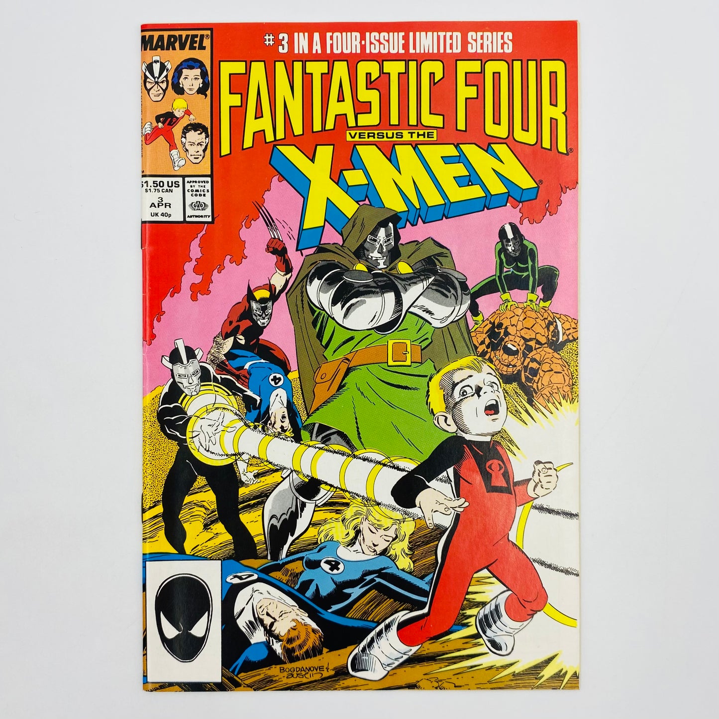 Fantastic Four versus the X-Men #1-4 (1987) Marvel