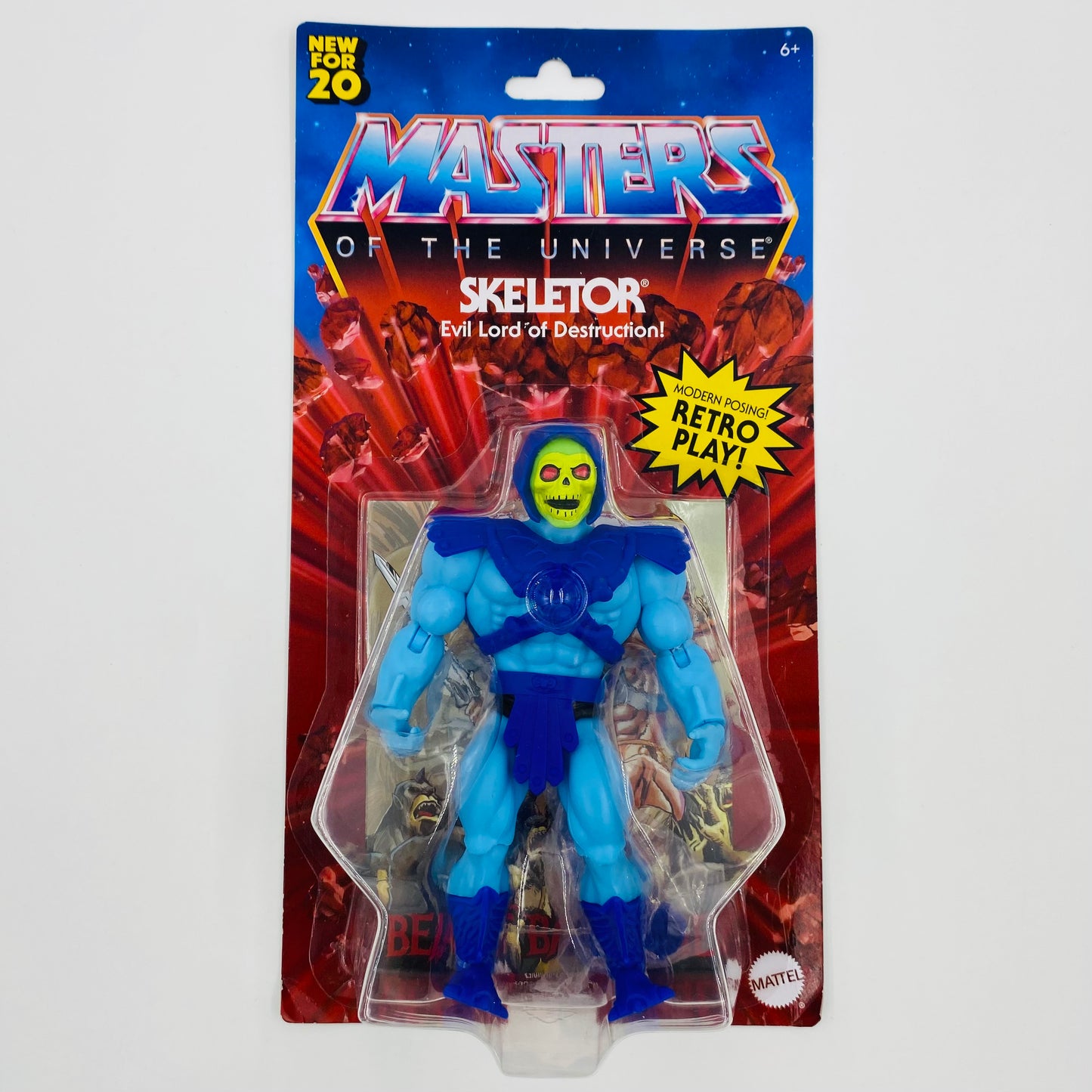 Masters of the Universe Origins Skeletor carded 5.5” action figure (2020) Mattel