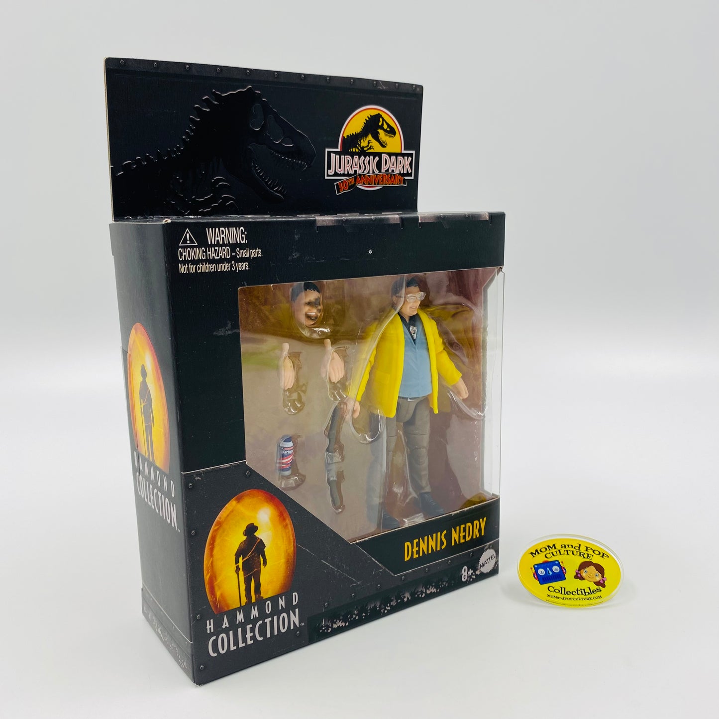 Jurassic World Hammond Collection Dennis Nedry boxed 3.75” action figure (2023) Mattel