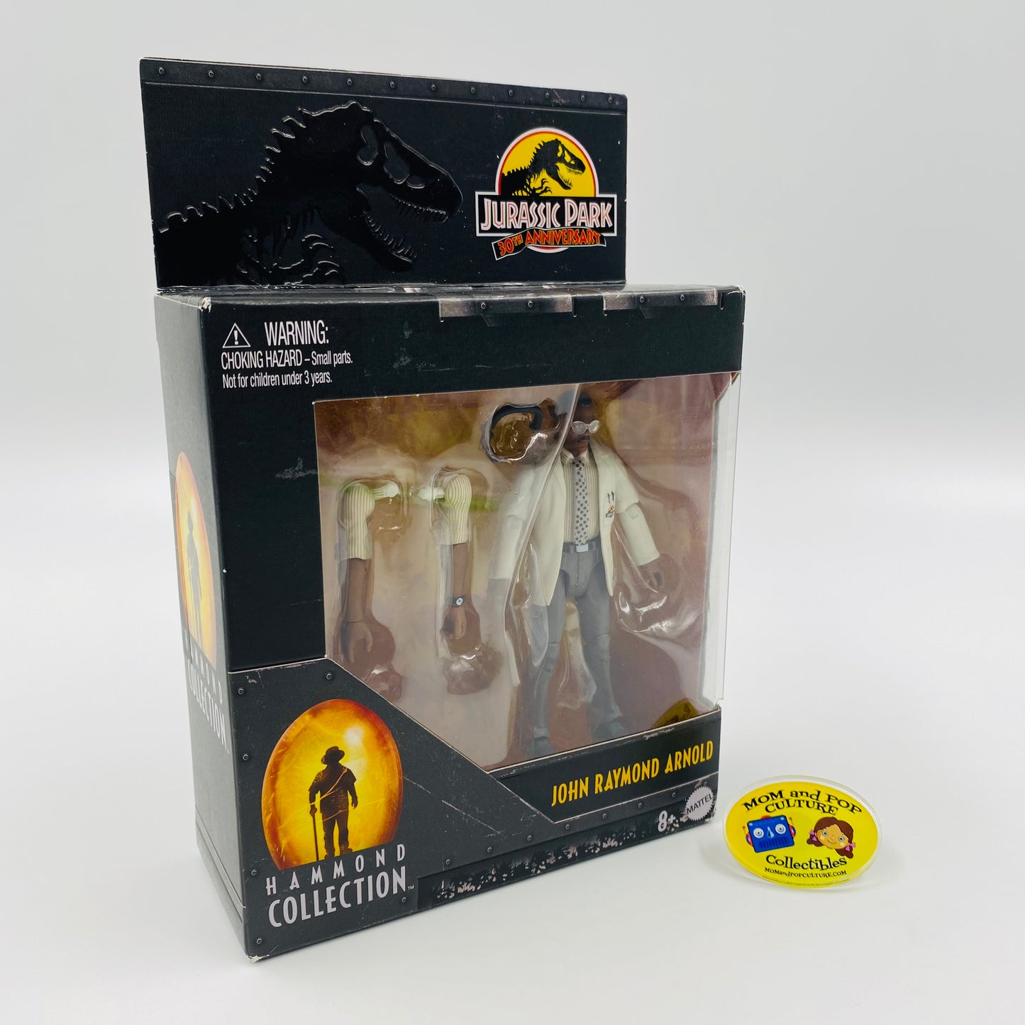 Jurassic World Hammond Collection John Raymond Arnold boxed 3.75” action figure (2022) Mattel