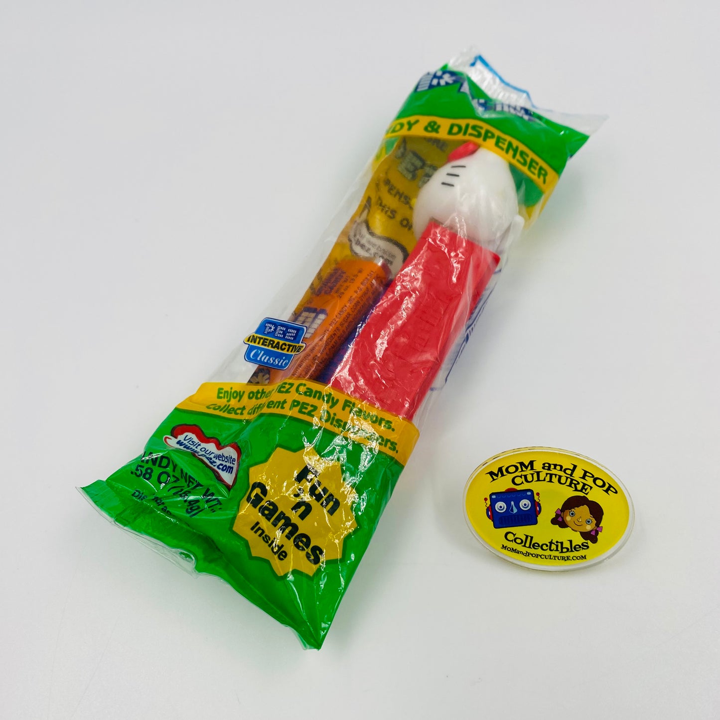 Hello Kitty Pez dispenser (2005) bagged 4.9 Hungary green cello