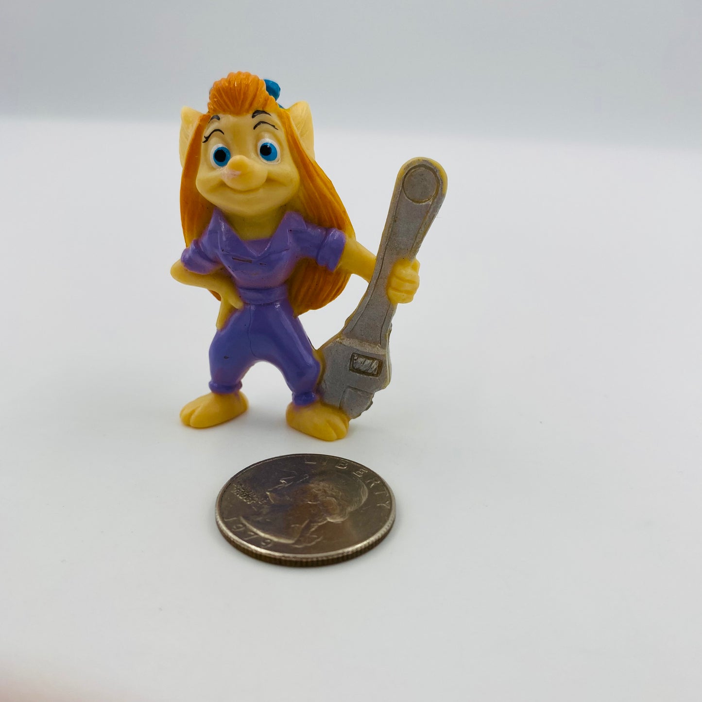 Kellogg’s Chip 'n' Dale Rescue Rangers Gadget Hackwrench 2” figurine (1991) loose (Kellogg2)