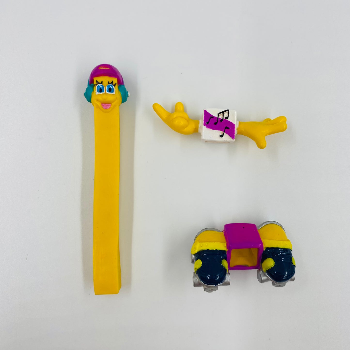 McDonald's Fry Benders complete set of 5 McDonald's Happy Meal toys (1990) bagged and loose