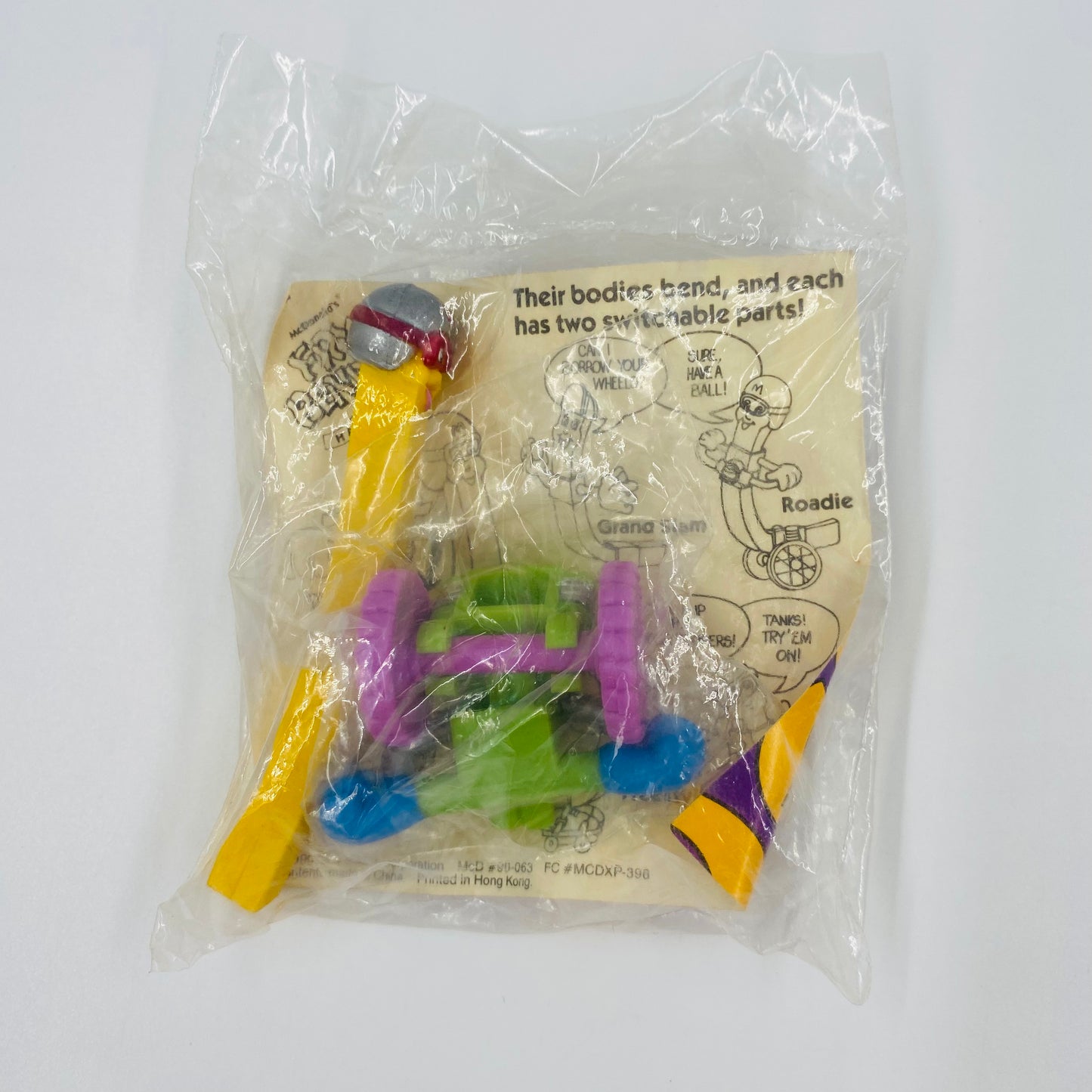 McDonald's Fry Benders complete set of 5 McDonald's Happy Meal toys (1990) bagged and loose