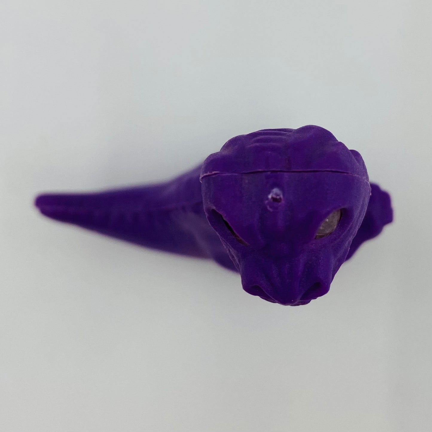 Post Fruity Pebbles The Flintstones Skele-Saurus purple T-Rex (1996) loose