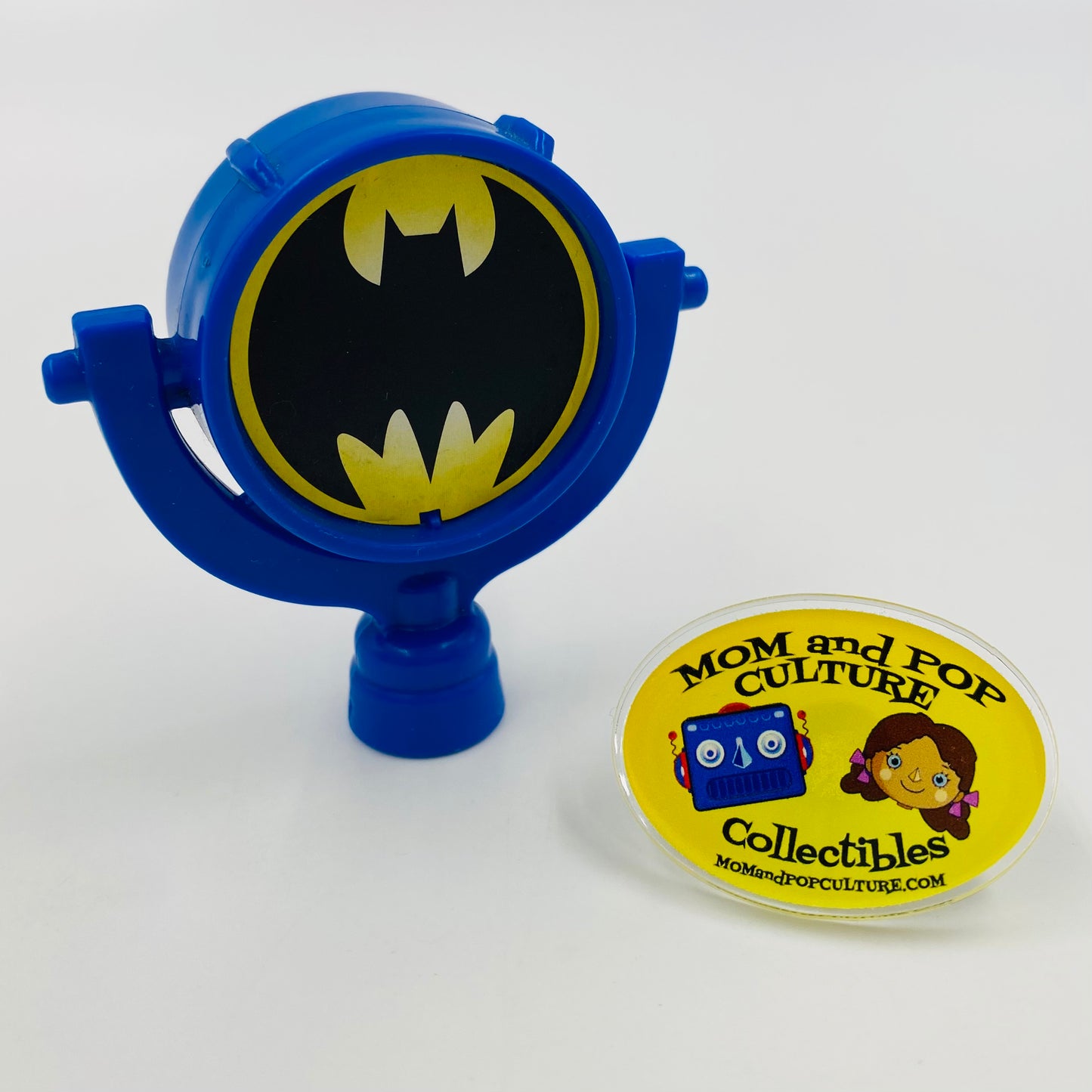Imaginext DC Super Friends Gotham City Jail blue Bat Signal 2.75” action figure playset accessory Fisher-Price