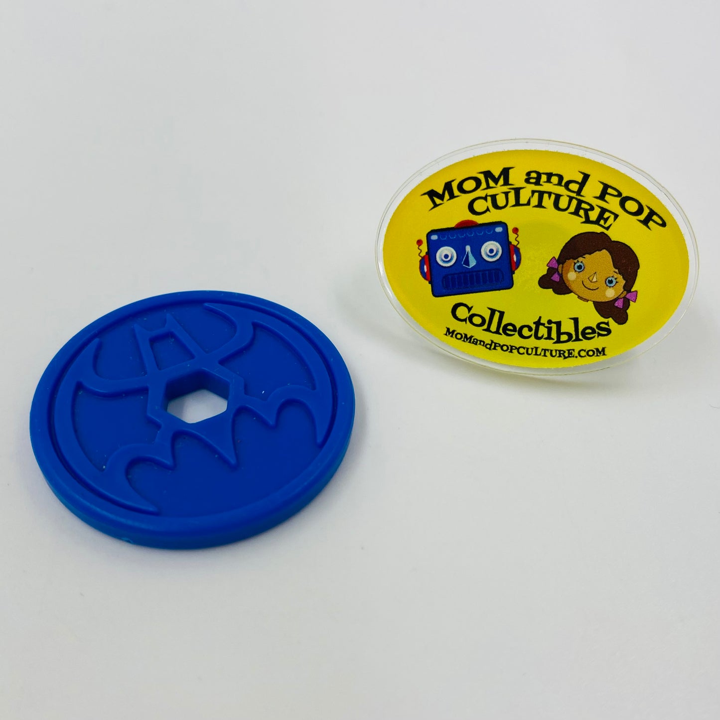 Imaginext DC Super Friends blue bat disc 2.75” action figure vehicle accessory Fisher-Price