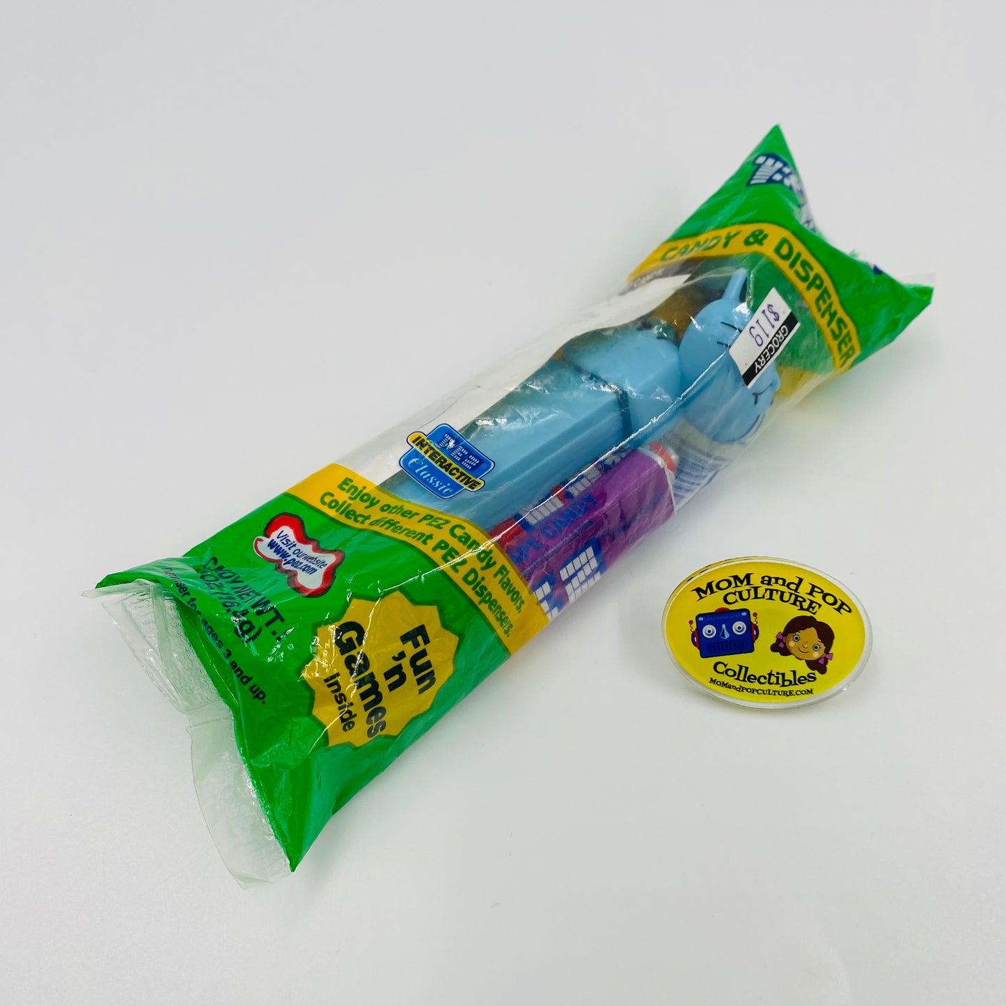 Bob the Builder Pilchard the Cat PEZ dispenser (2002) bagged 4.9 Hungary green cello