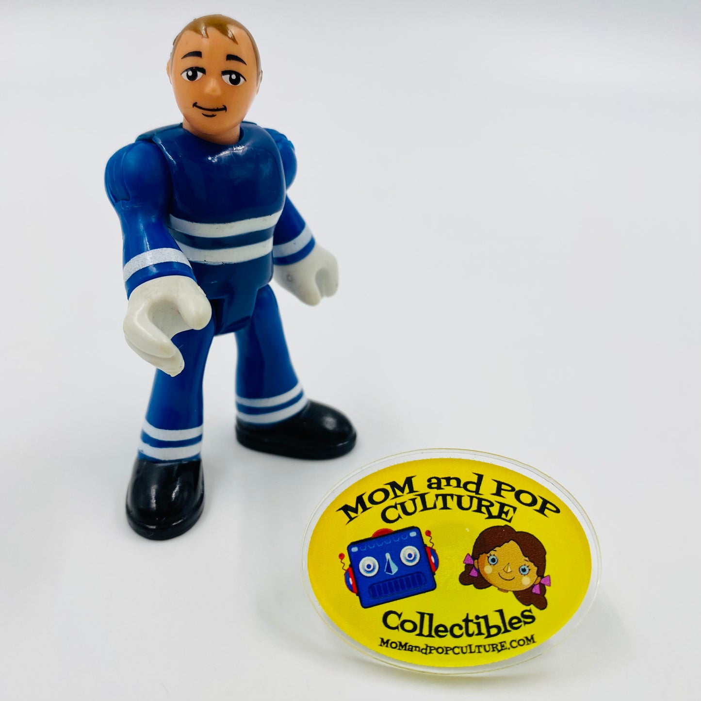 Imaginext Ambulance Paramedic (blue outfit) loose 2.75” action figure Fisher-Price