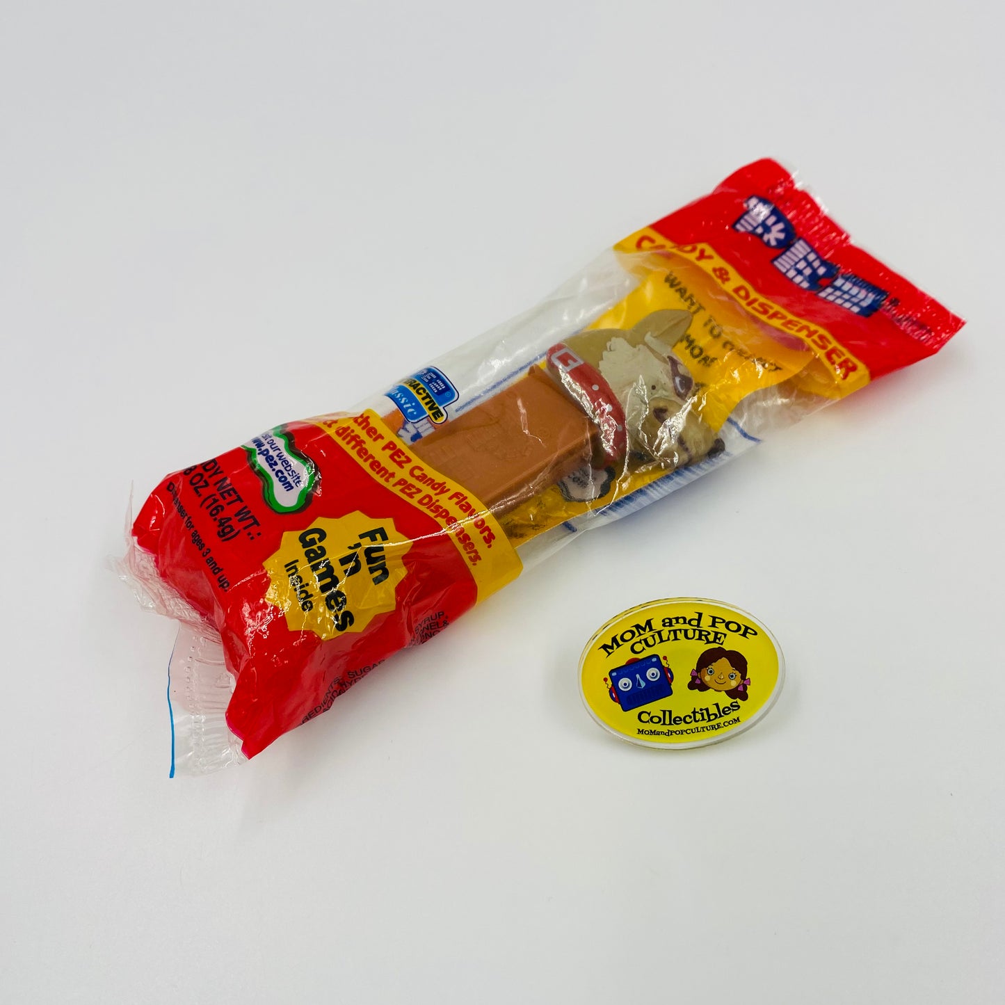 Emergency Heroes Digger the Dog PEZ dispenser (2003) bagged 4.9 Hungary red cello