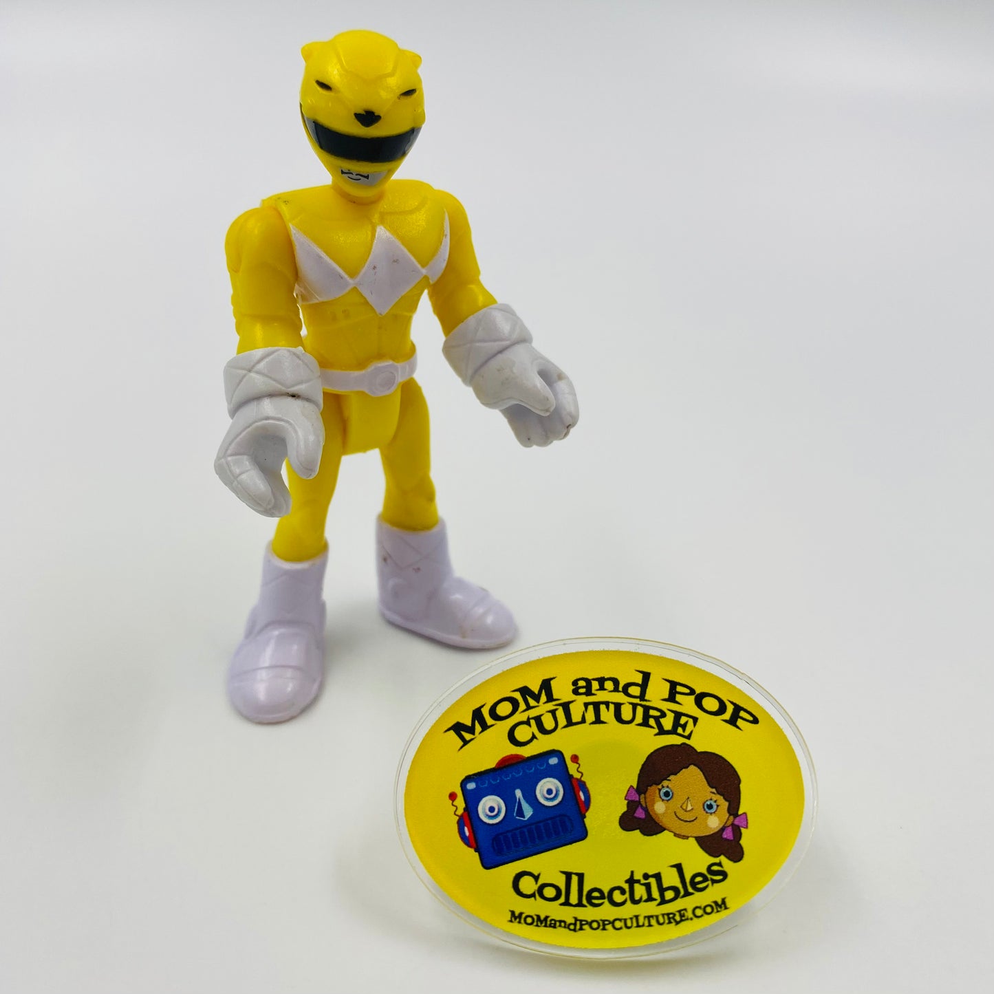 Imaginext Mighty Morphin Power Rangers Yellow Ranger loose 2.75” action figure Fisher-Price