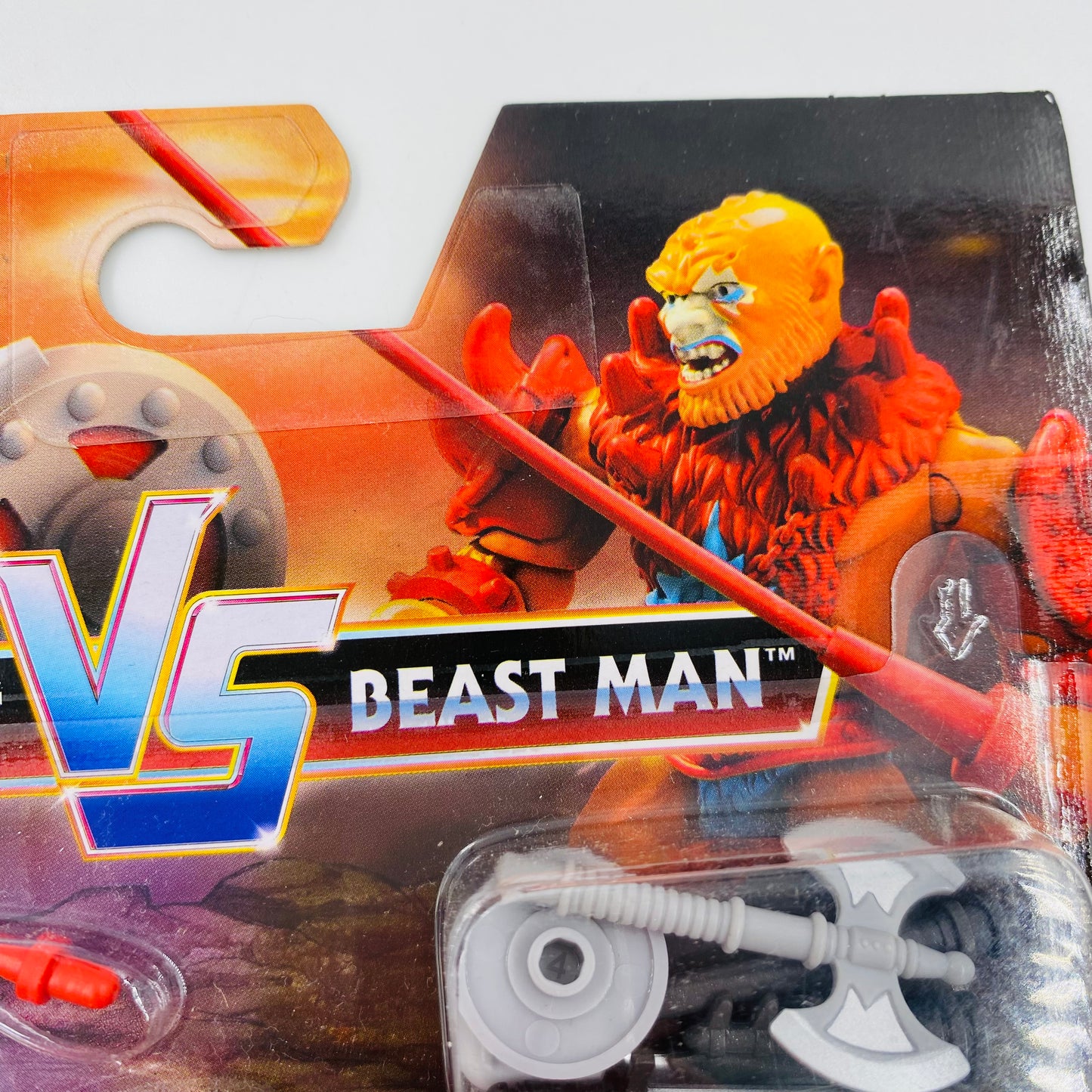 Mega Construx Masters of the Universe He-Man VS Beast Man carded 2” micro action figures (2020) GNN73 Mattel