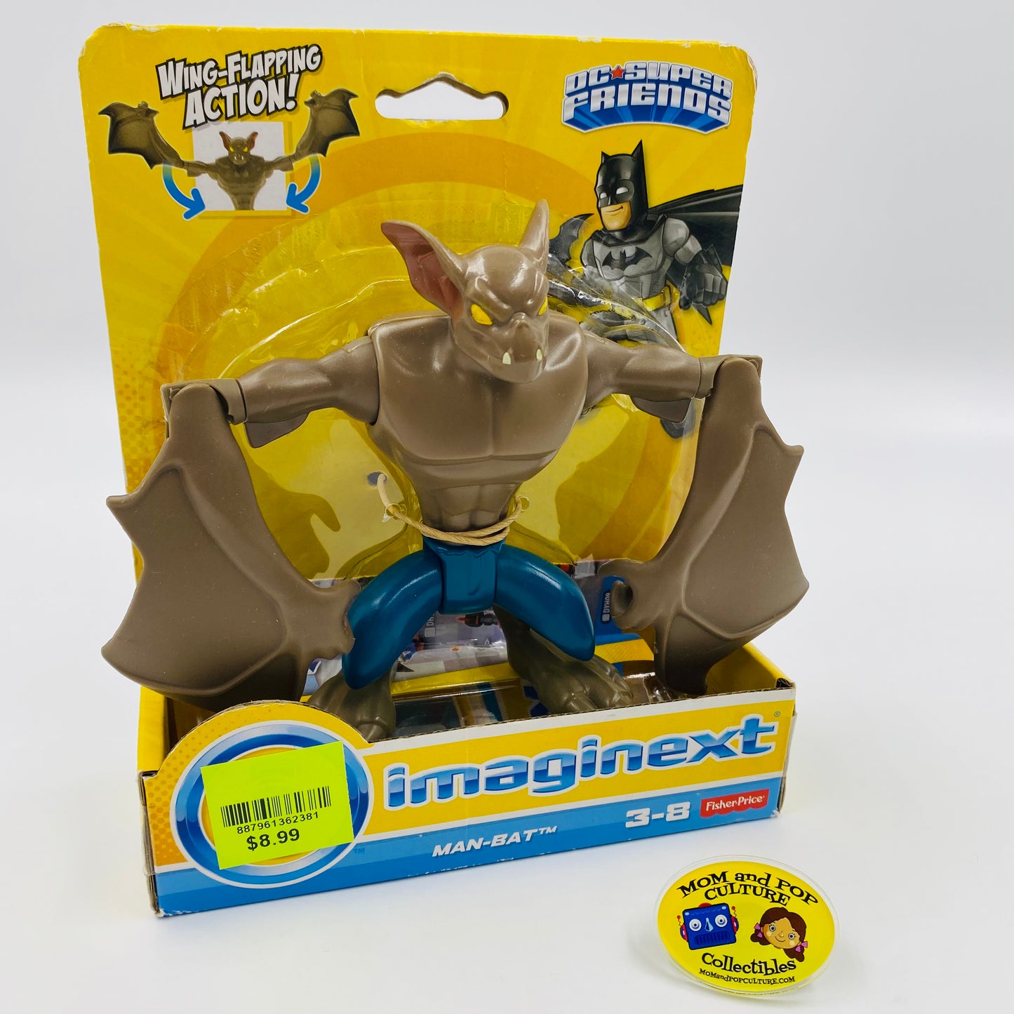 Imaginext DC Super Friends Man-Bat carded 2.75“ action figure (2016) Fisher-Price