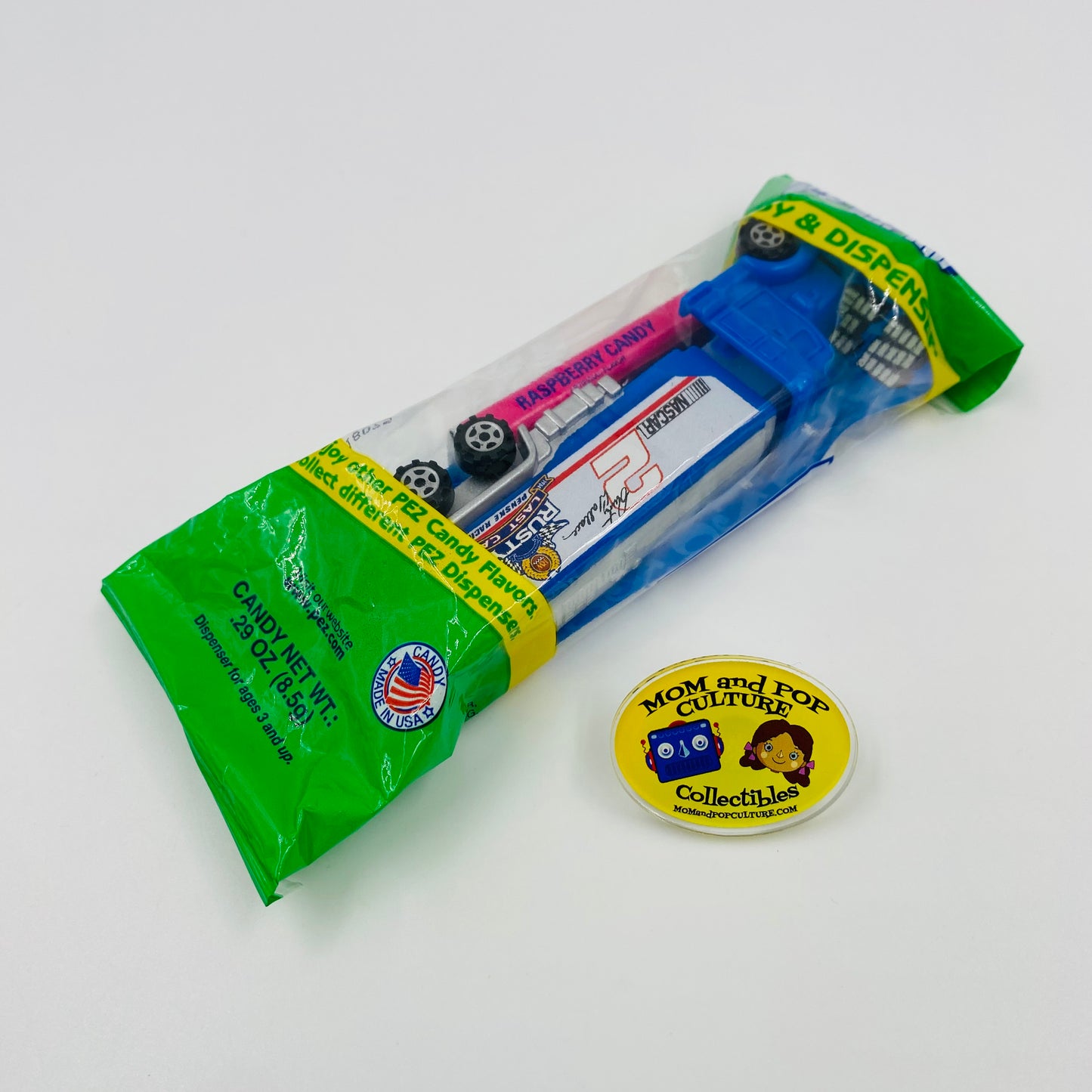 NASCAR Rusty Wallace Hauler PEZ dispenser (2007) bagged green cello