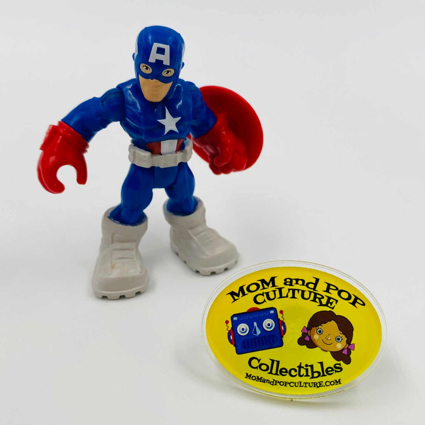 Playskool Heroes Marvel Super Hero Adventures series 2 blind bags Captain America loose 2.5” action figure Hasbro