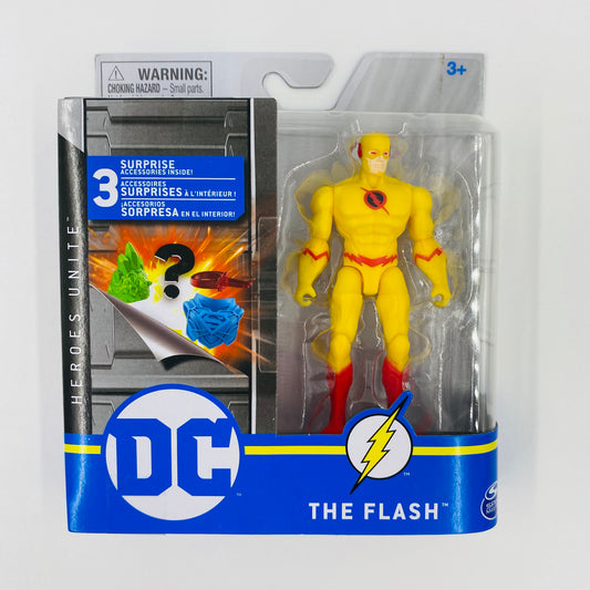 DC Heroes Unite The Flash (Reverse Flash) carded 4” action figure (2020) Spin Master