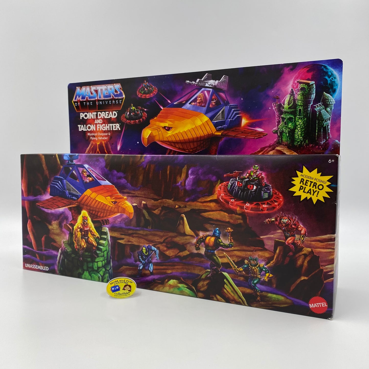 Masters of the Universe Point Dread and Talon Fighter boxed playset & vehicle (2022) Mattel