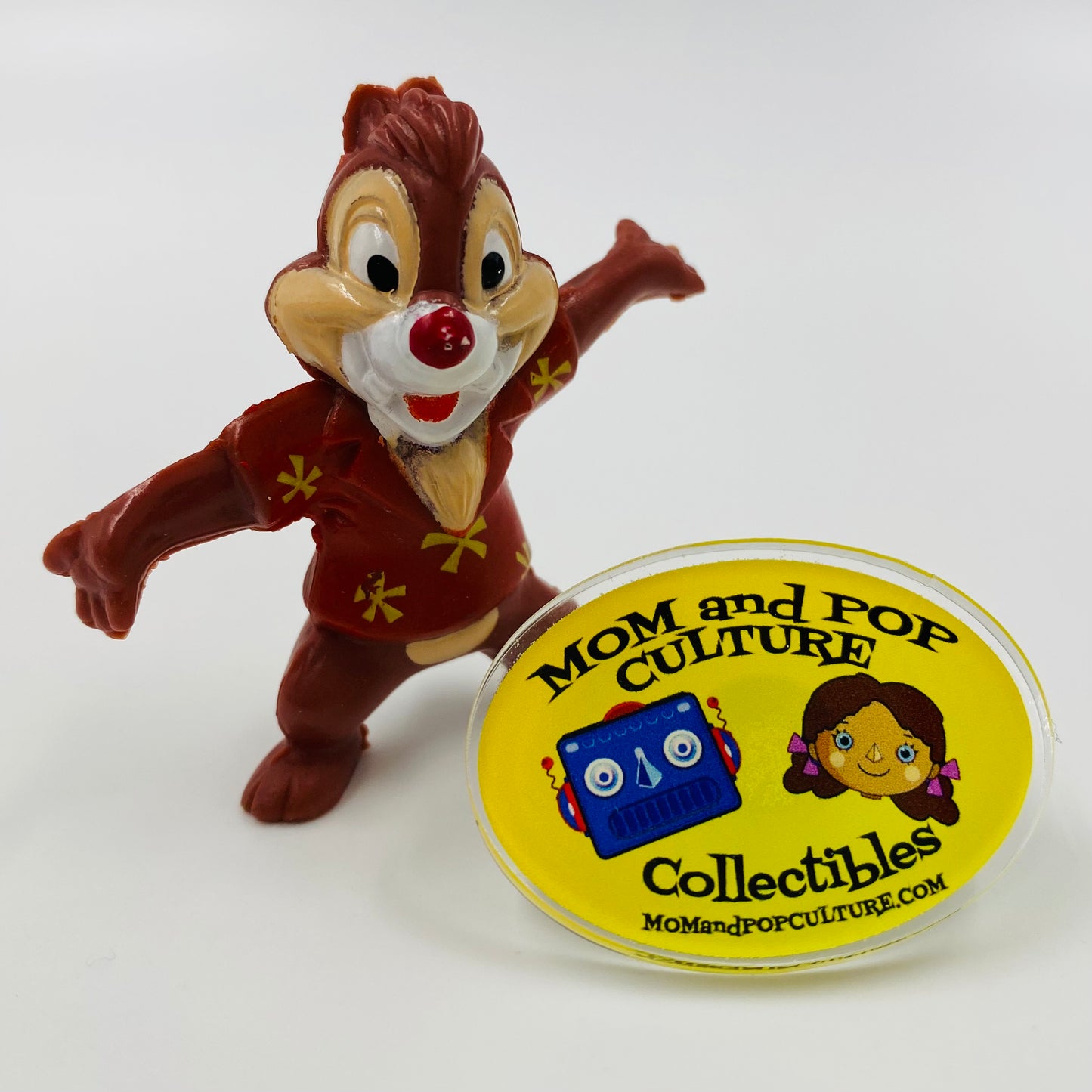Kellogg’s Chip ’n' Dale Rescue Rangers Dale 2” figurine (1991) loose (Disney/China)