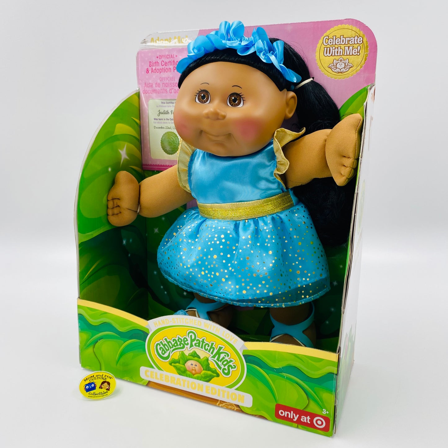 Cabbage Patch Kids Celebration Edition boxed 14” doll (2021) Jazwares