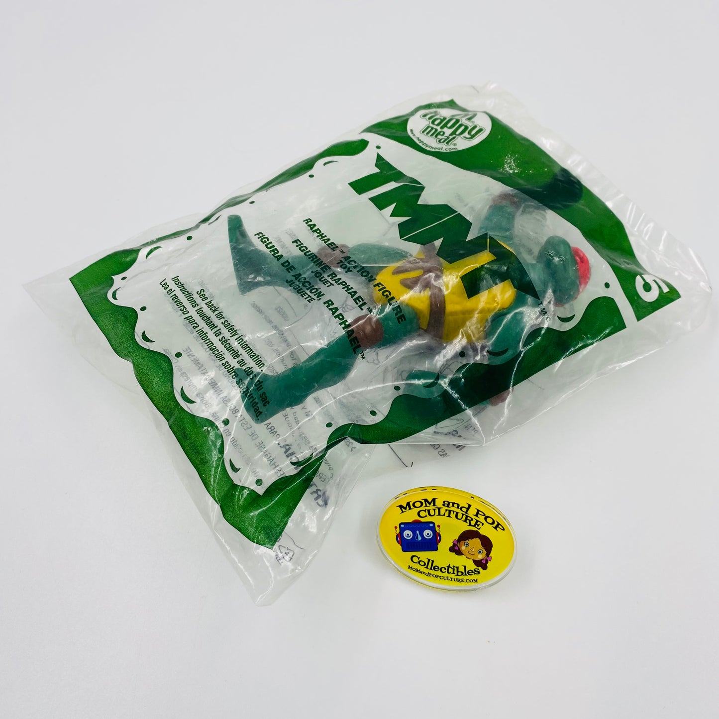 Teenage Mutant Ninja Turtles TMNT Raphael McDonald's Happy Meal toy (2007) bagged