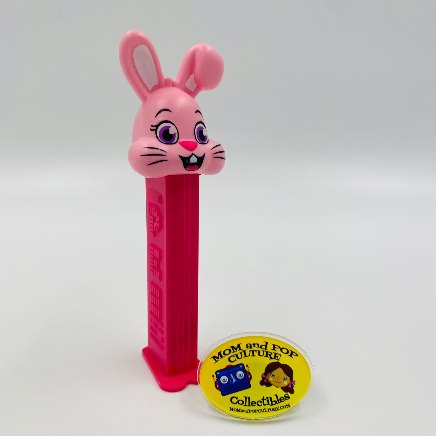 Easter Bunny (pink) PEZ dispenser (2021) loose 7.5 Hungary
