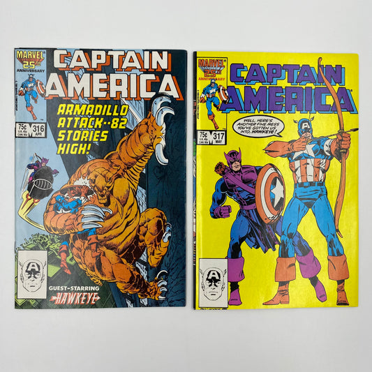 Captain America #316 & #317 (1986) Marvel