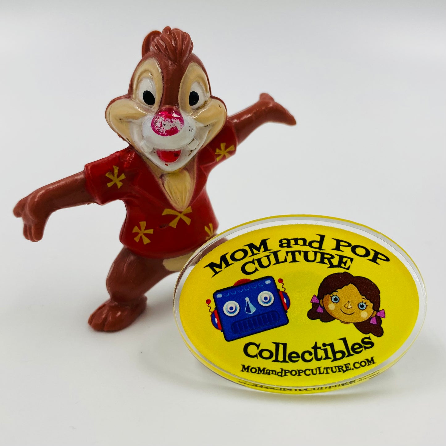 Kellogg’s Chip ’n' Dale Rescue Rangers Dale 2” figurine (1991) loose (blank)