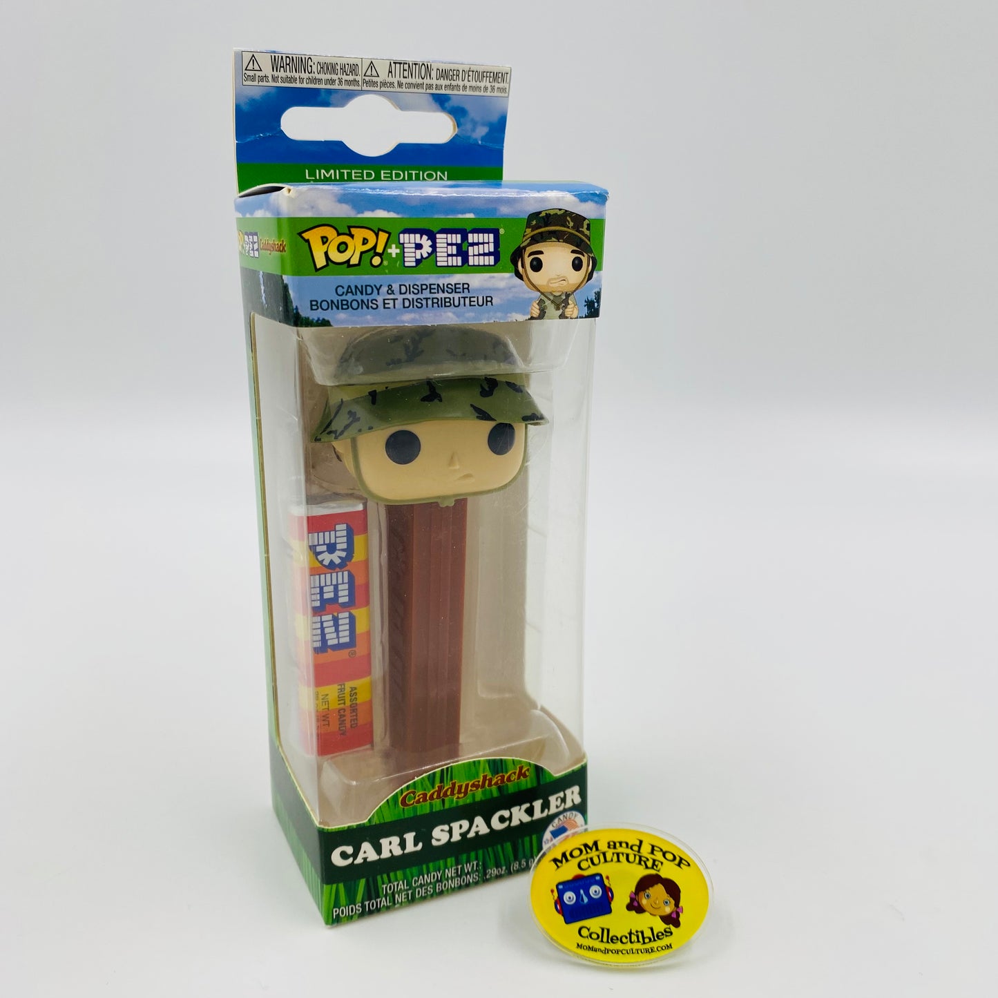 Caddyshack Carl Spackler Pop! + PEZ dispenser (2019) boxed