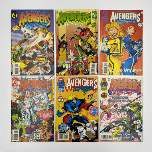 Avengers Unplugged #1-6 (1995-96) Marvel