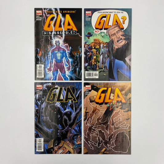 GLA Great Lakes Avengers #1-4 (2005) Marvel