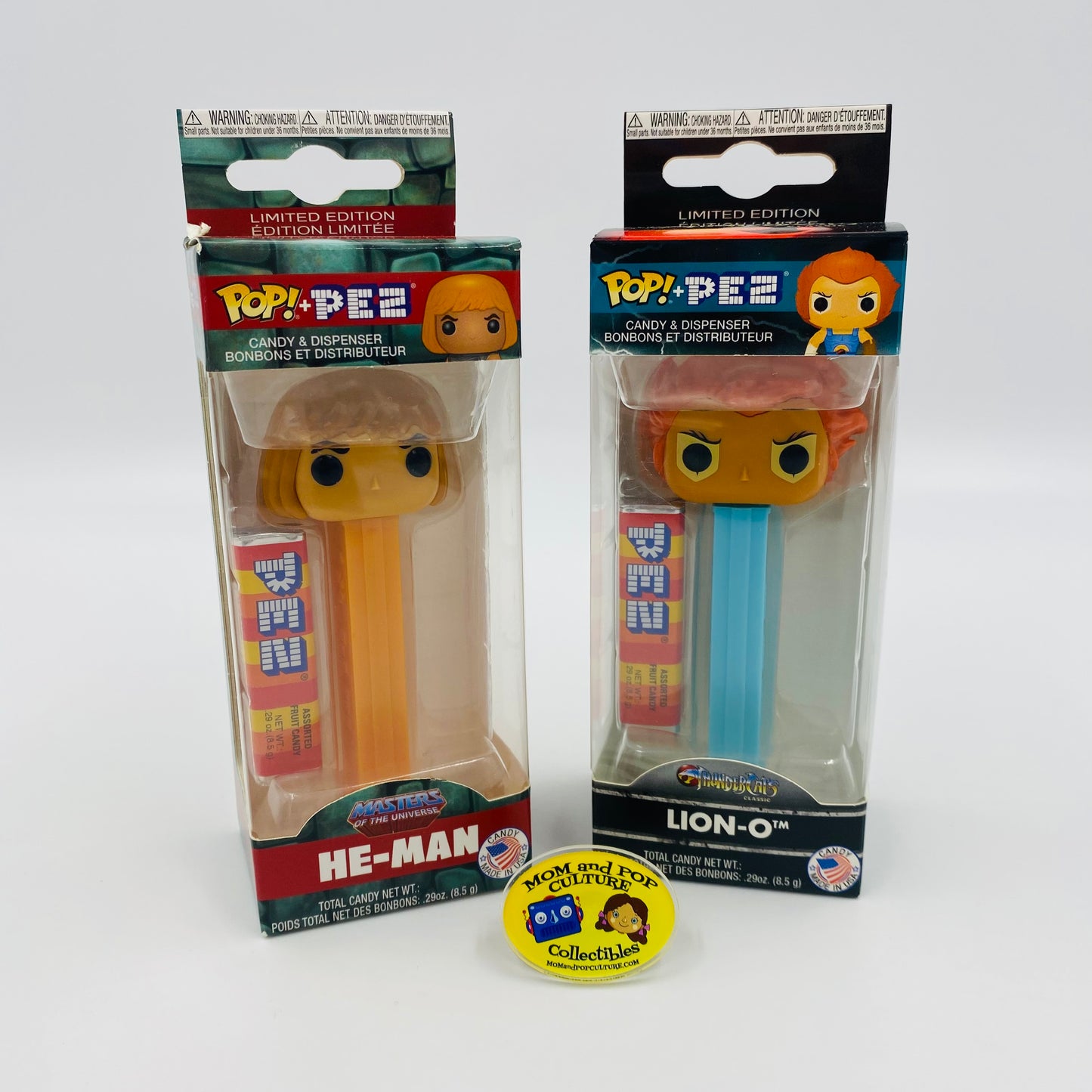 M&PC Pop! + PEZ Dispenser FUN PACK: 80's Sword & Sorcery Toons!