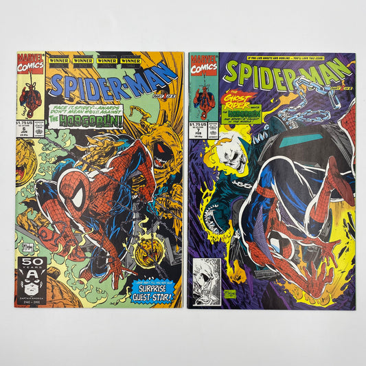 Spider-Man #6 & 7 “Masques” (1991) Marvel $4
