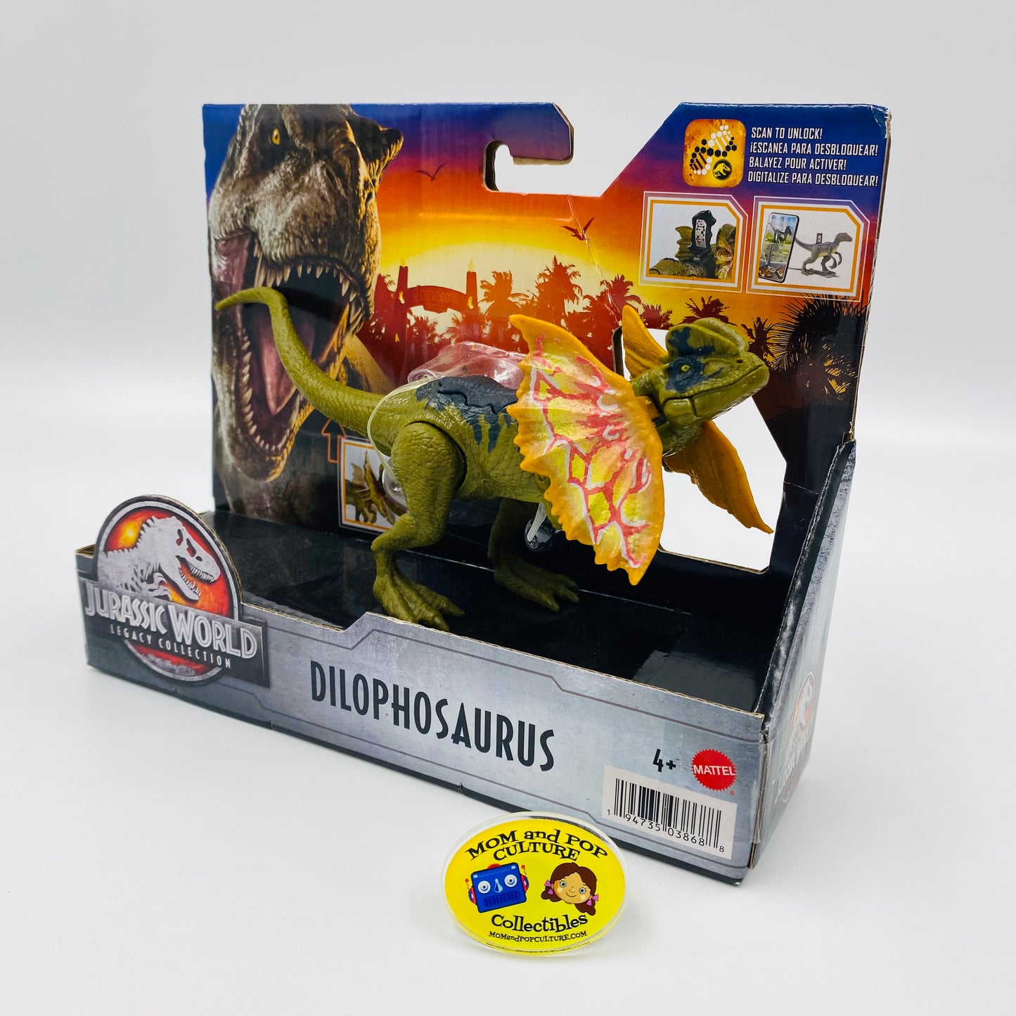 Jurassic World Legacy Collection Dilophosaurus carded action figure (2021) Mattel