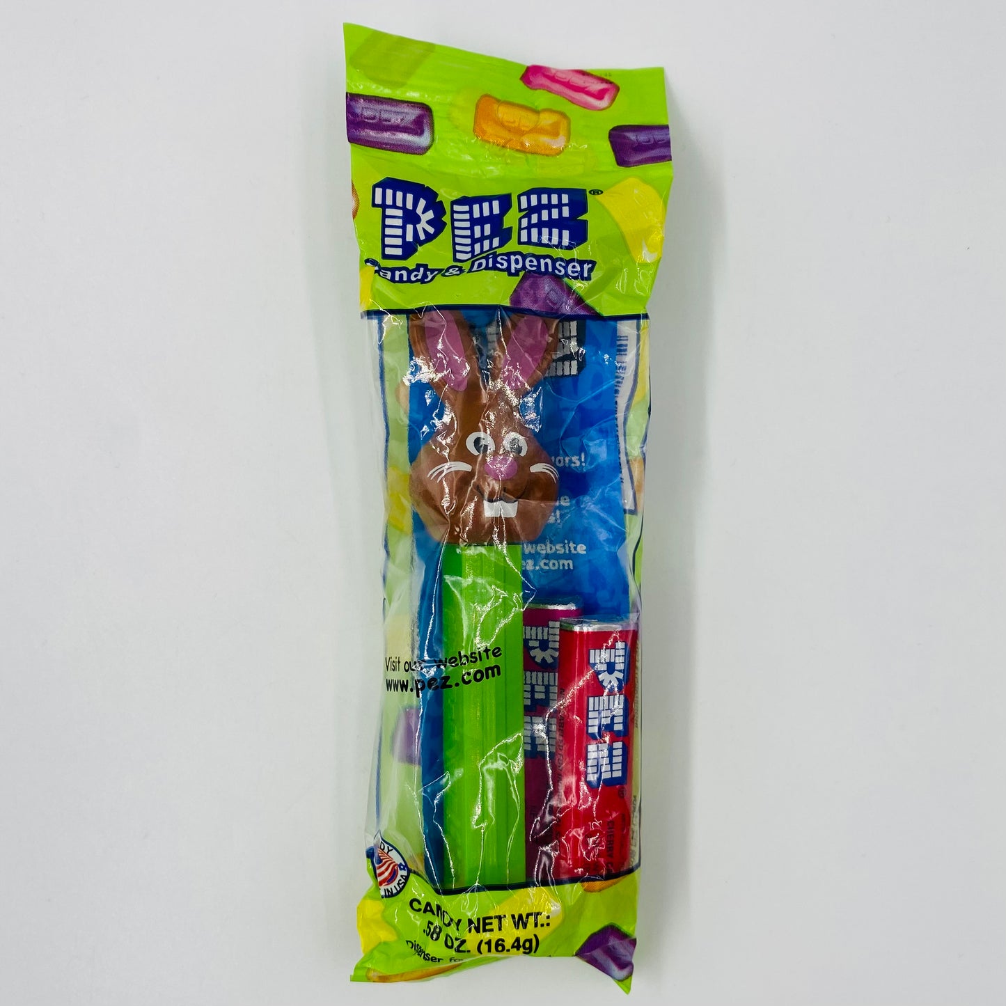 Easter Bunny (brown) PEZ dispenser (2010) bagged 5.9 China