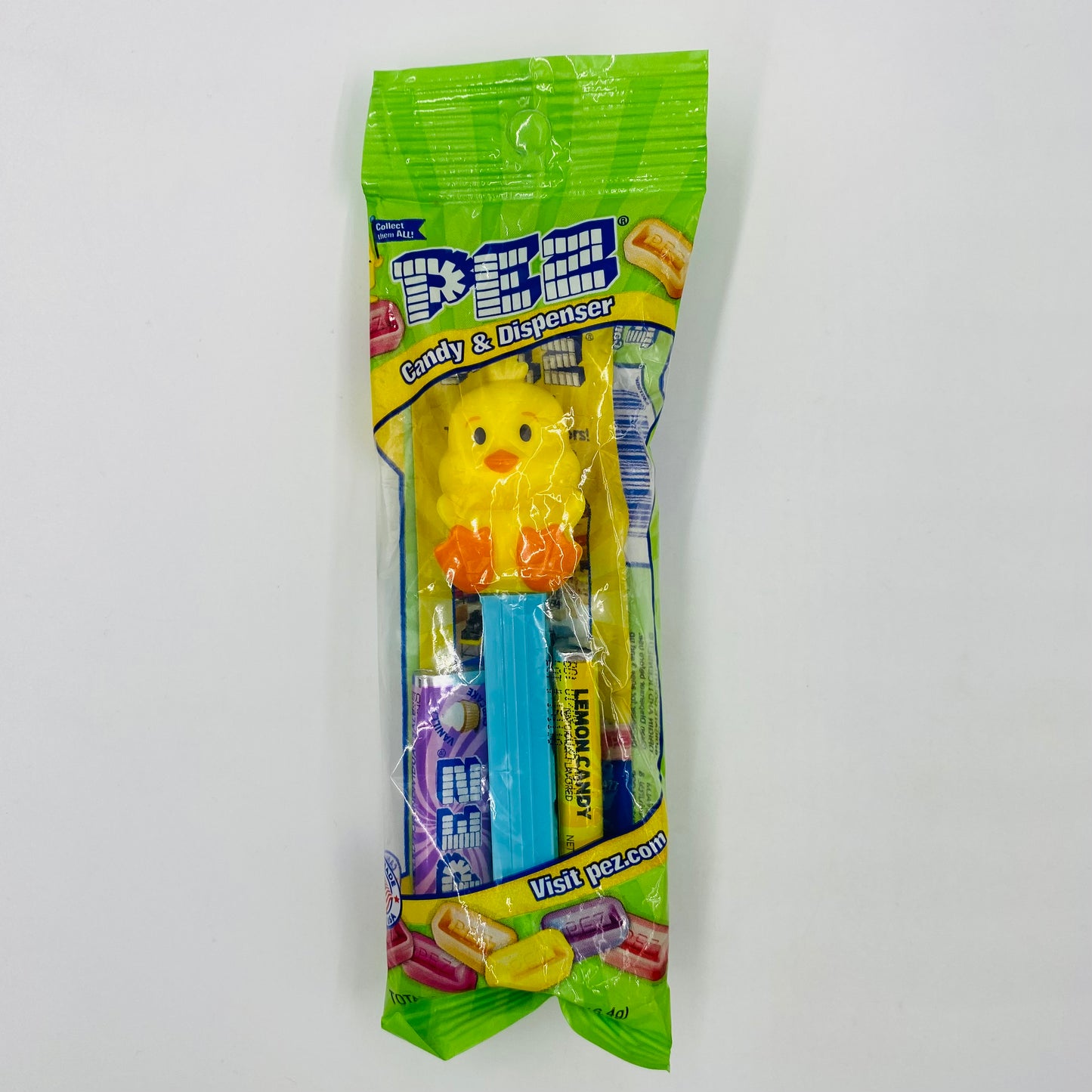 Easter Duck Chick (sitting) PEZ dispenser (2019) bagged 7.5 China