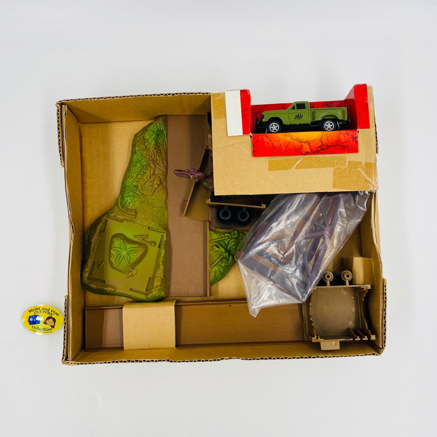 Jurassic Park III Spinosaurus Attack Set boxed playset (2000) Hasbro
