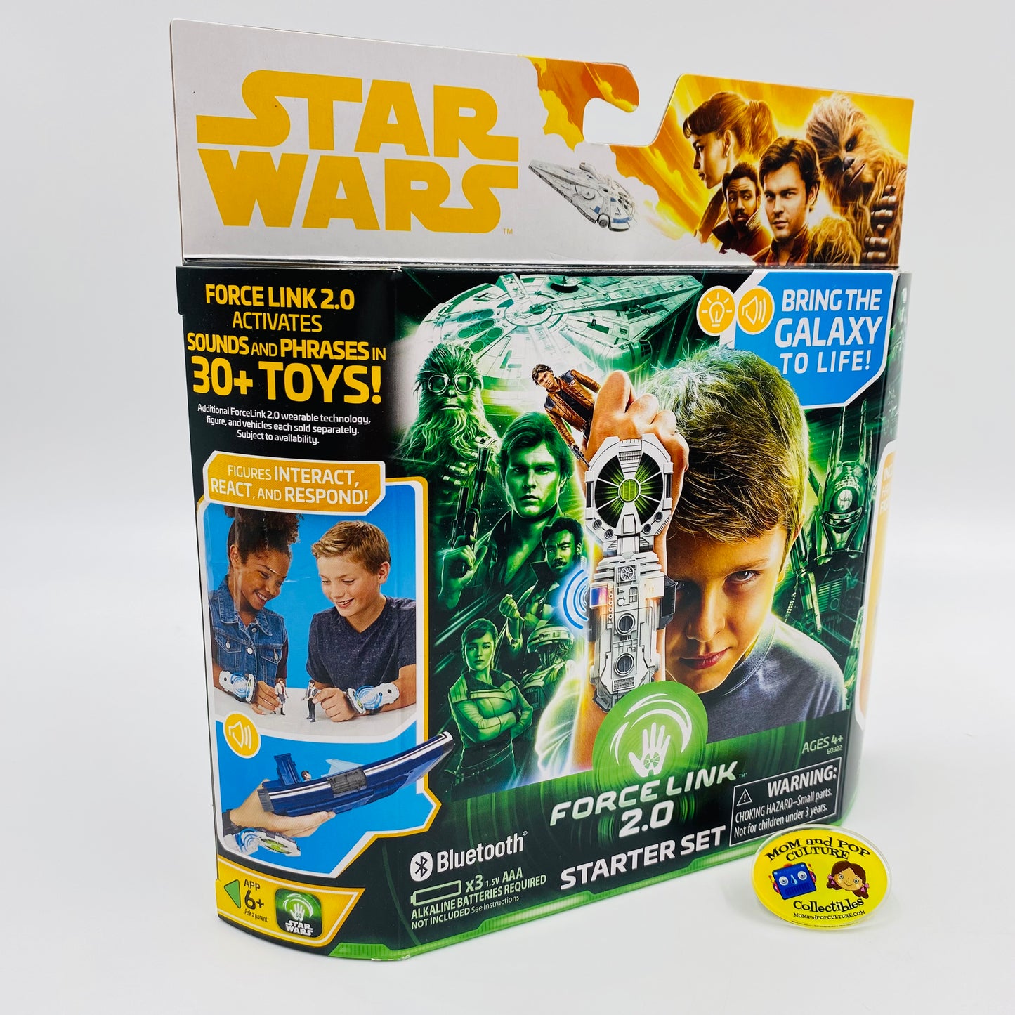 Star Wars Solo Force Link 2.0 Starter Set & Han Solo 3.75” boxed action figure (2018) Hasbro